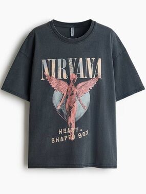 H&M Oversized Nirvana Shirt